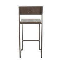 B24-INDYFUJI-ANE2 Industrial Brown and Antique Metal Counter Height Stool (Set of 2) - Fuji-3