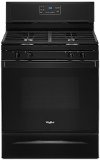 WFG515S0JB Whirlpool 30 Inch Gas Range with Four Burners - 5.0 cu. ft., Black