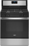 WFG515S0JS Whirlpool 30 Inch Gas Range with 4 Burners WFG515S0JS - 5.0 cu. ft. Stainless Steel