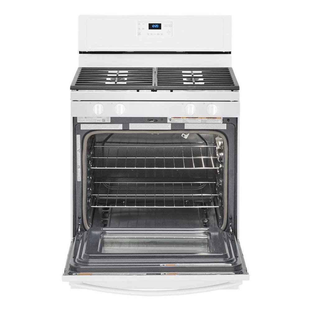 WFG515S0JW Whirlpool 30 Inch Gas Range with Four Burners - 5.0 cu. ft., White-5