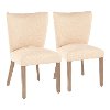 CH-ADISON-BNBN2 Contemporary Tan Upholstered Dining Room Chair (Set of 2) - Addison
