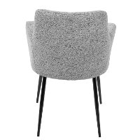 CH-ANDRW-BK-GY2 Contemporary Gray and Black Upholstered Dining Room Chair (Set of 2) - Andrew-3