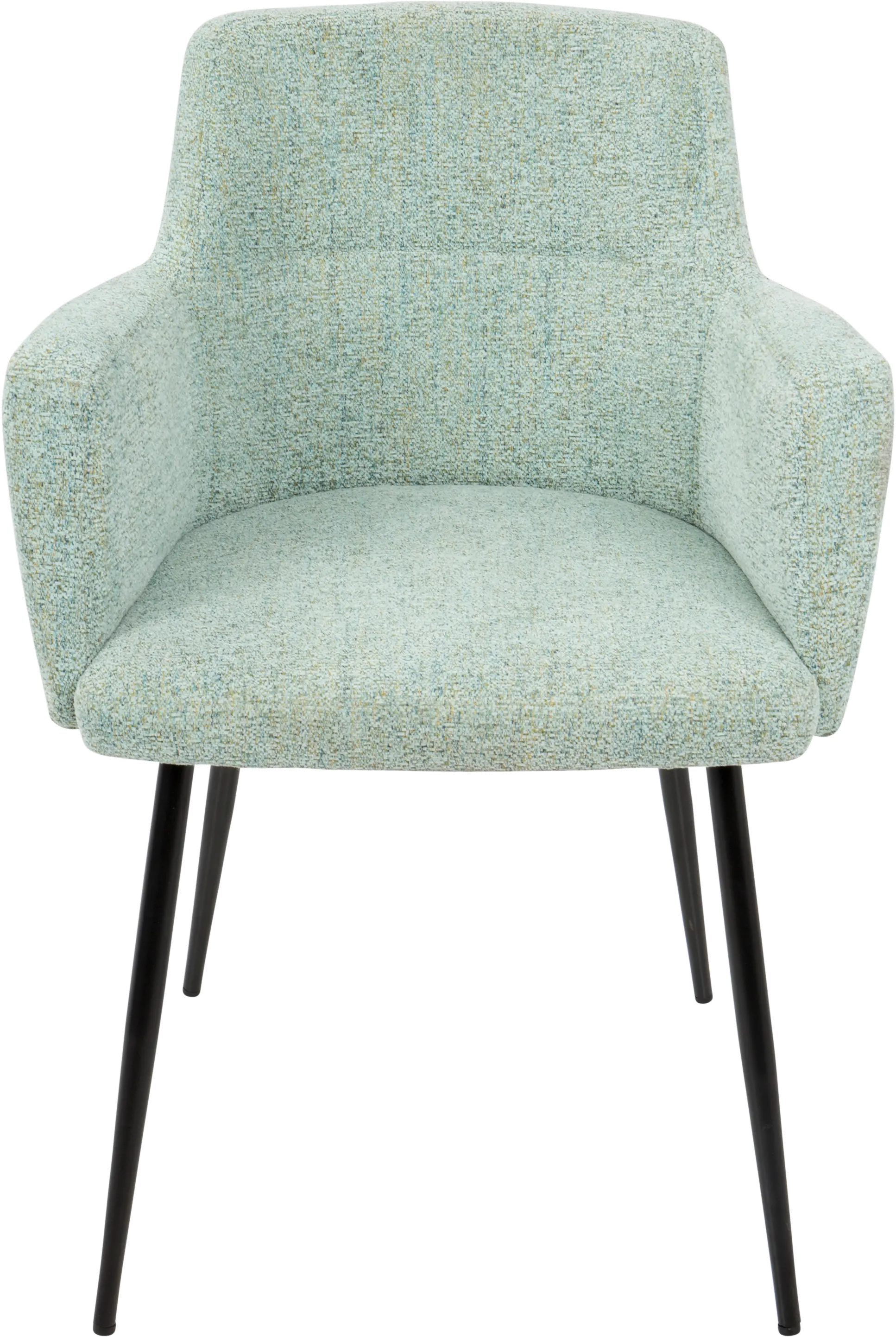 CH-ANDRW-BKLGN2 Andrew Contemporary Green and Black Dining Room Chair, Set of 2-3