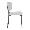 CH-BOUTON-BKLGY2 Contemporary Gray and Black Dining Room Chair (Set of 2) - Bouton