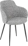CH-BOYNE BKDGY Boyne Gray Upholstered Dining Room Chair