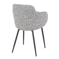 CH-BOYNE-BKDGY Contemporary Gray and Black Upholstered Dining Room Chair - Boyne-3