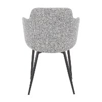 CH-BOYNE-BKDGY Contemporary Gray and Black Upholstered Dining Room Chair - Boyne-4