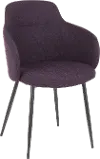CH-BOYNE BKPR Boyne Purple Upholstered Dining Room Chair