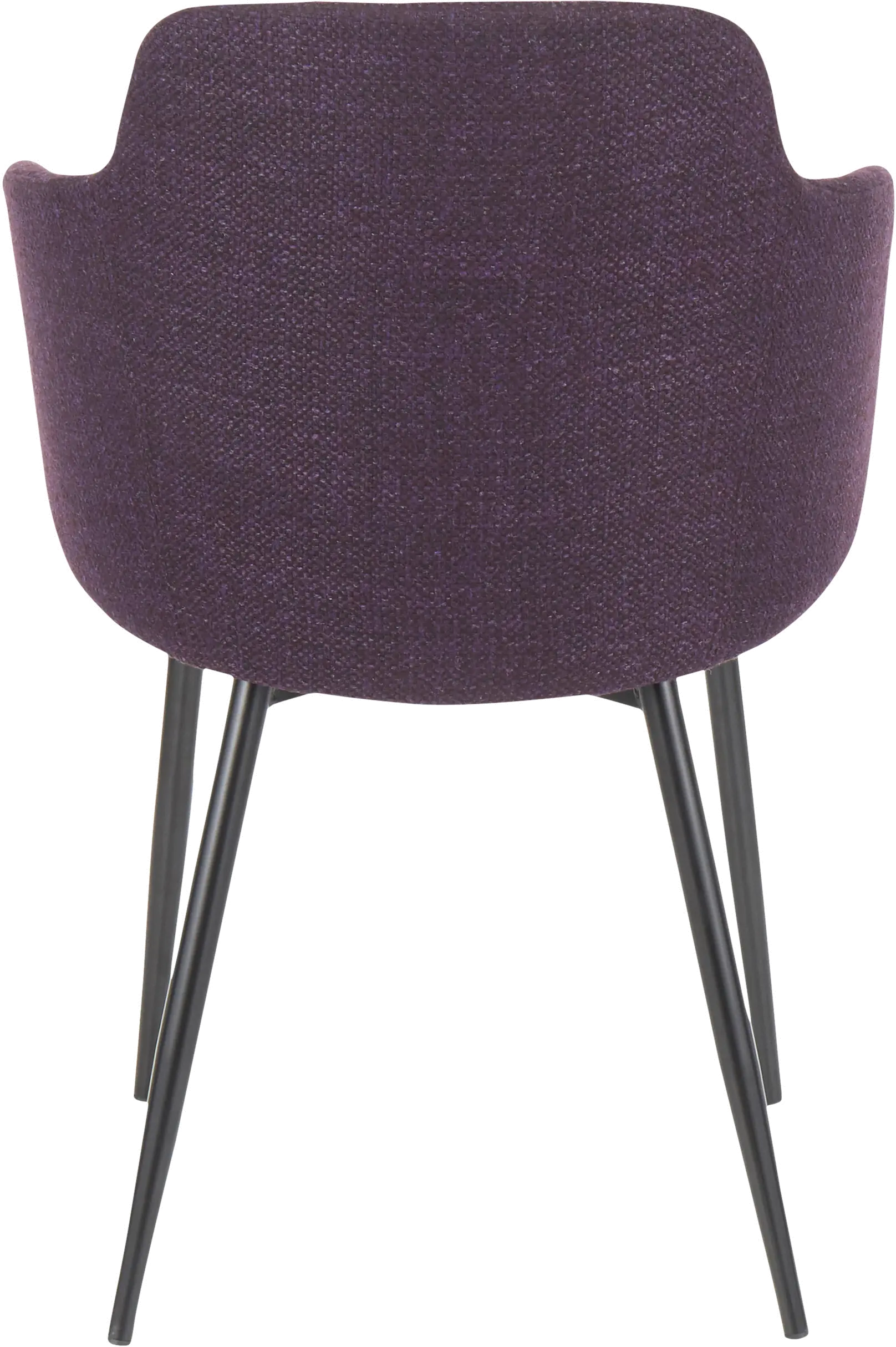 CH-BOYNE-BKPR Contemporary Purple and Black Upholstered Dining Room Chair - Boyne-4