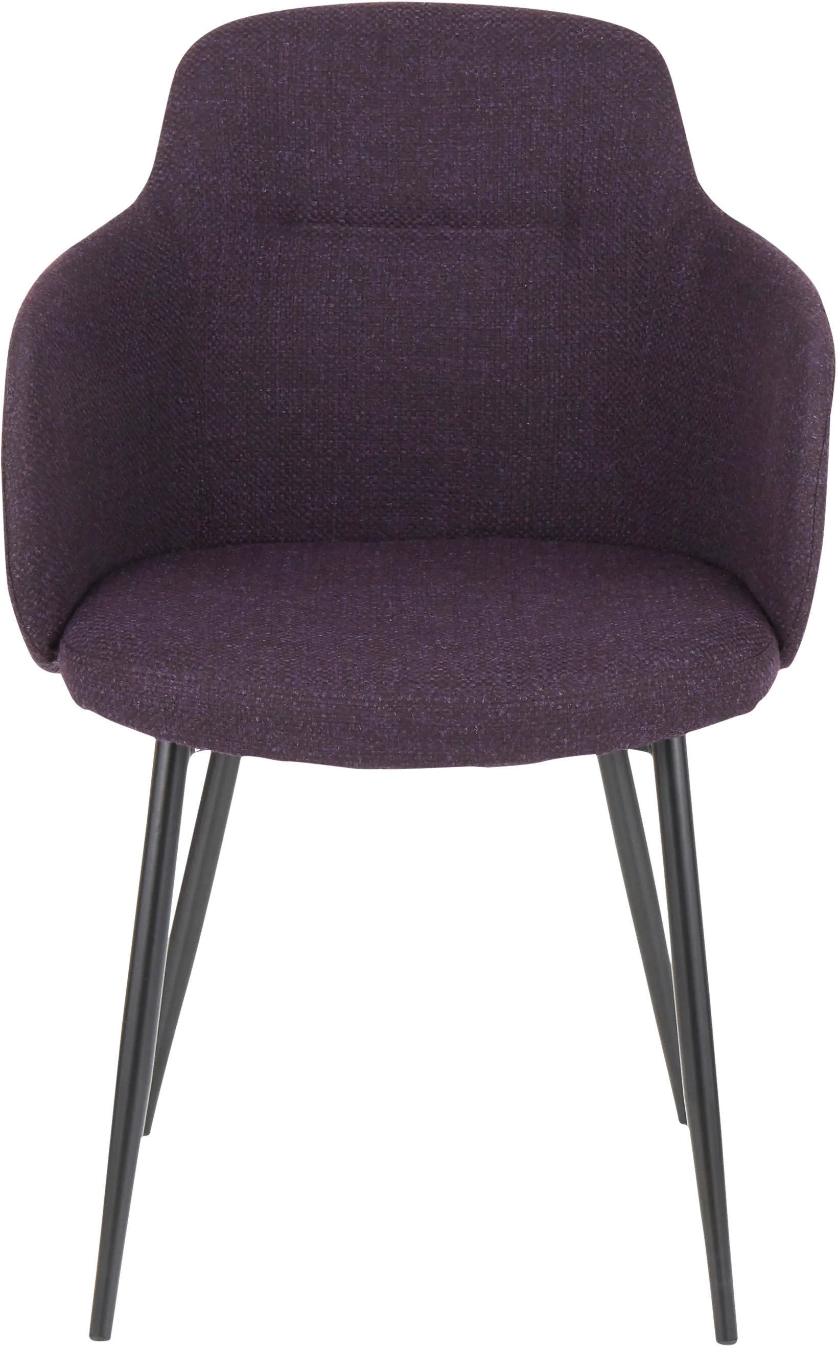 CH-BOYNE-BKPR Contemporary Purple and Black Upholstered Dining Room Chair - Boyne-5