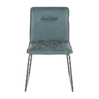 CH-CASPER-BKGN2 Industrial Green Faux Leather Dining Room Chair (Set of 2) - Casper-2