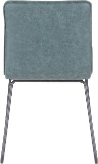CH-CASPER-BKGN2 Industrial Green Faux Leather Dining Room Chair (Set of 2) - Casper-5