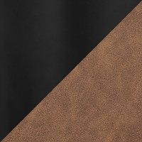 CHR-CASPER-BKE Industrial Espresso Brown Faux Leather Accent Chair - Casper-7
