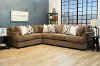 Brown 2 Piece Sectional Sofa with RAF Sofa - Tranquility