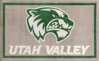 2 x 3 X-Small Utah Valley University Gray Area Rug - Luxury Sports