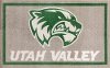 Clearance 2 x 3 X-Small Utah Valley University Gray Area Rug - Luxury Sports