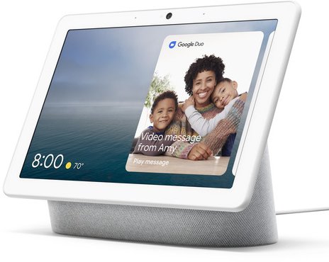 GOOGLE HUB MAX CHALK Google Nest Hub Max with Google Assistant - Chalk-1
