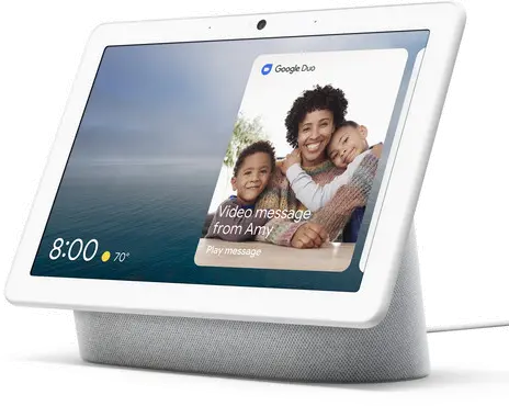 GOOGLE HUB MAX CHALK Google Nest Hub Max with Google Assistant - Chalk-1
