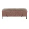 BC-DNLA-BKE2 Contemporary Espresso Faux Leather Bench - Daniella