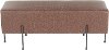 BC-DNLA-BKE2 Contemporary Espresso Faux Leather Bench - Daniella