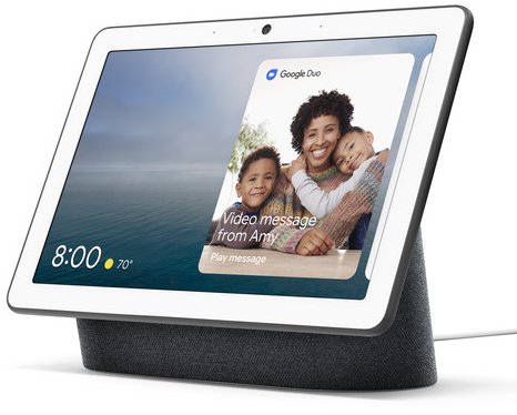 GOOGLE GA00639US HUB MAX CHARCOAL Google Nest Hub Max with Google Assistant - Charcoal-1