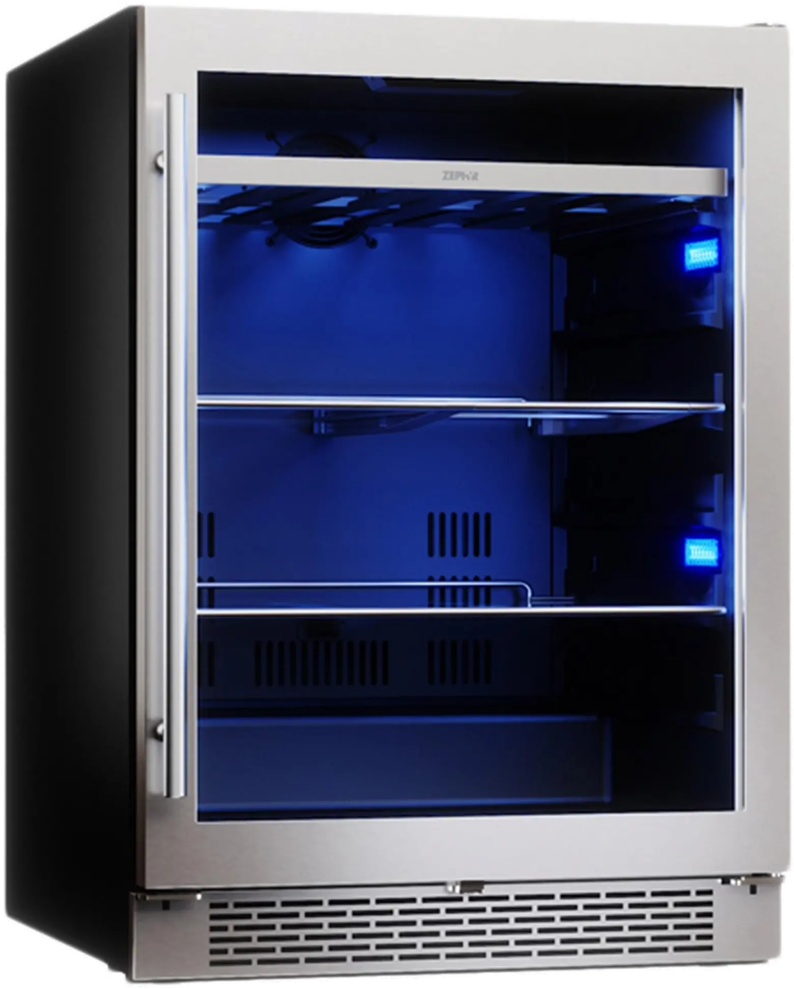 PRB24C01BG Zephyr Single Zone Beverage Cooler - Stainless Steel-2