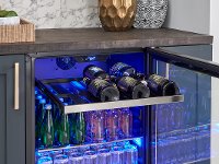 PRB24C01BG Zephyr Single Zone Beverage Cooler - Stainless Steel-3