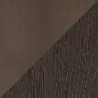 BC-GEO-ANE Antique Metal and Espresso Wood-Pressed Grain Bamboo Bench - Geo-4