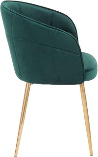 CH-LINDSY-AUVGN Contemporary Cream and Gold Dining Room Chair - Lindsey-2