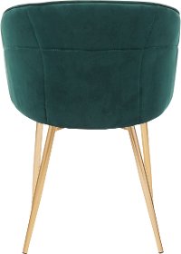 CH-LINDSY-AUVGN Contemporary Cream and Gold Dining Room Chair - Lindsey-4