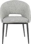 CH-RENEE-BKGY Contemporary Gray and Black Upholstered Dining Room Chair - Renee