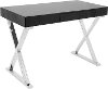 OFD-TM-LSTR-BK Contemporary Black Office Desk - Luster