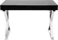 OFD-TM-LSTR-BK Contemporary Black Office Desk - Luster-3