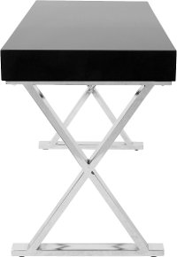 OFD-TM-LSTR-BK Contemporary Black Office Desk - Luster-5