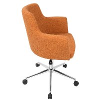 OC-ANDRW-O Orange Adjustable Office Chair - Andrew-2