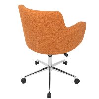 OC-ANDRW-O Orange Adjustable Office Chair - Andrew-3
