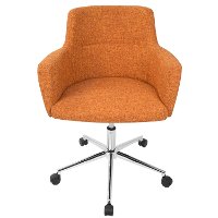 OC-ANDRW-O Orange Adjustable Office Chair - Andrew-4