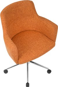 OC-ANDRW-O Orange Adjustable Office Chair - Andrew-5