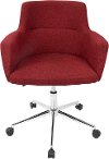 OC-ANDRW-R Red Adjustable Office Chair - Andrew