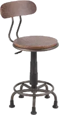 OC-DKTA-AN-BN Dakota Industrial Brown Task Chair