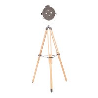 LS-AHOY2-BNAN Industrial Natural Wood and Antique Metal Floor Lamp - Ahoy-4