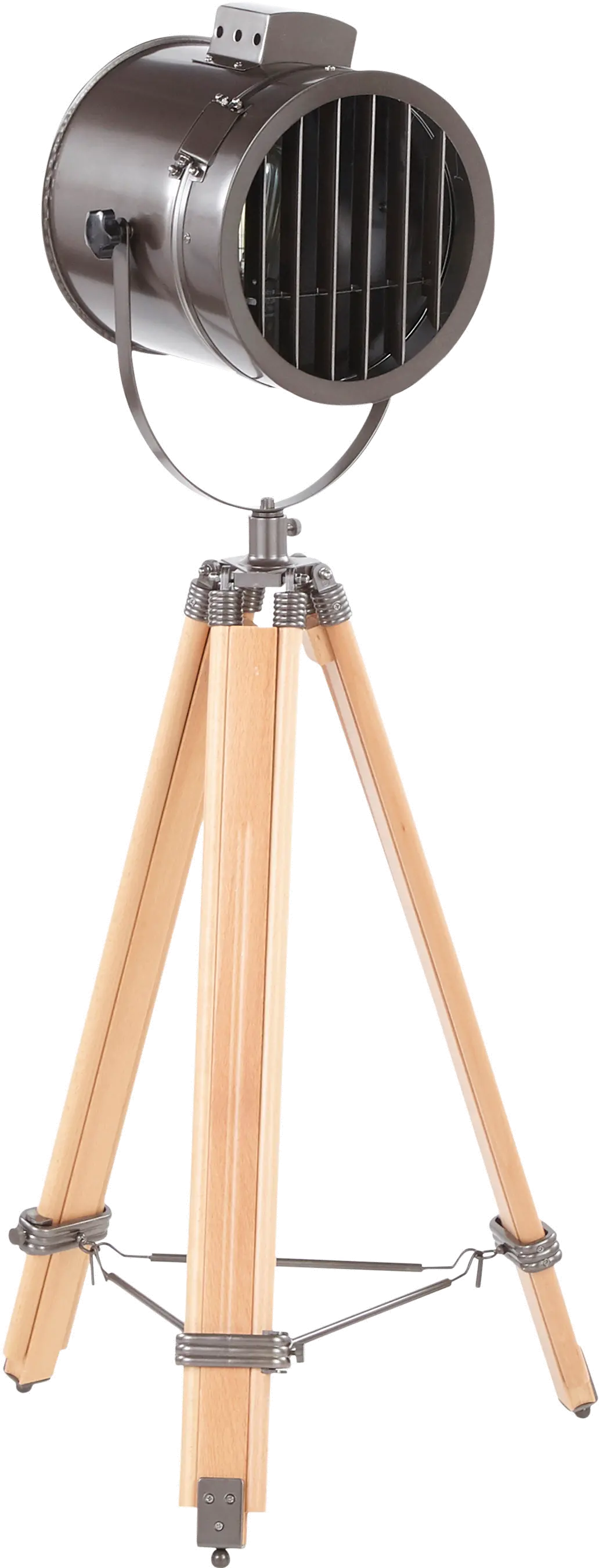 LS-AHOY2-BNAN Industrial Natural Wood and Antique Metal Floor Lamp - Ahoy-8