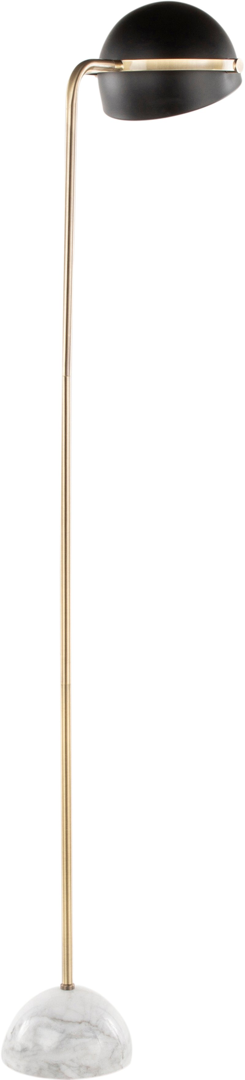 gold floor lamp white shade