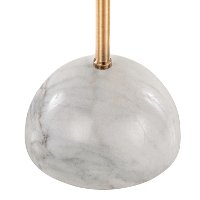 LS-BELFL-MBAUBK Glam Floor Lamp with Gold Frame and Black Shade - Bello-5