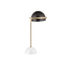 LS-BELTB-MBAUBK Glam Table Lamp with Gold Frame and Black Shade - Bello-3