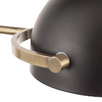 LS-BELTB-MBAUBK Glam Table Lamp with Gold Frame and Black Shade - Bello-6