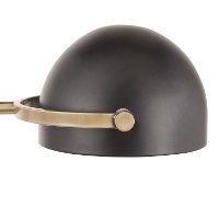 LS-BELTB-MBAUBK Glam Table Lamp with Gold Frame and Black Shade - Bello-7