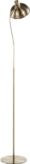 LS-DARBYFL-AU Contemporary Gold Metal Floor Lamp - Darby
