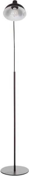 LS-DARBYFL-BK Contemporary Black Metal Floor Lamp - Darby