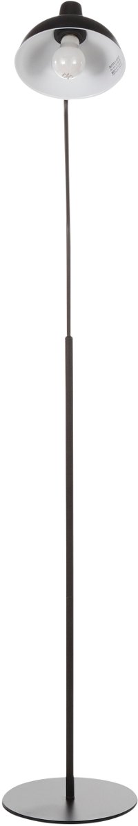 LS-DARBYFL-BK Contemporary Black Metal Floor Lamp - Darby